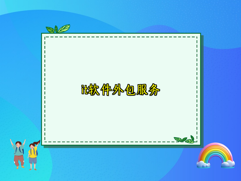 it软件外包服务