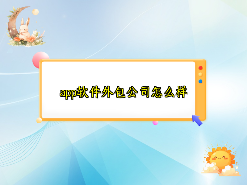 app软件外包公司怎么样
